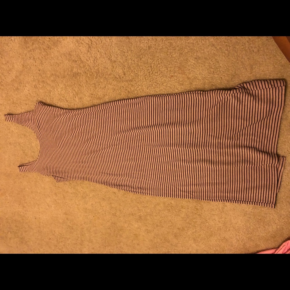 Striped tank dress